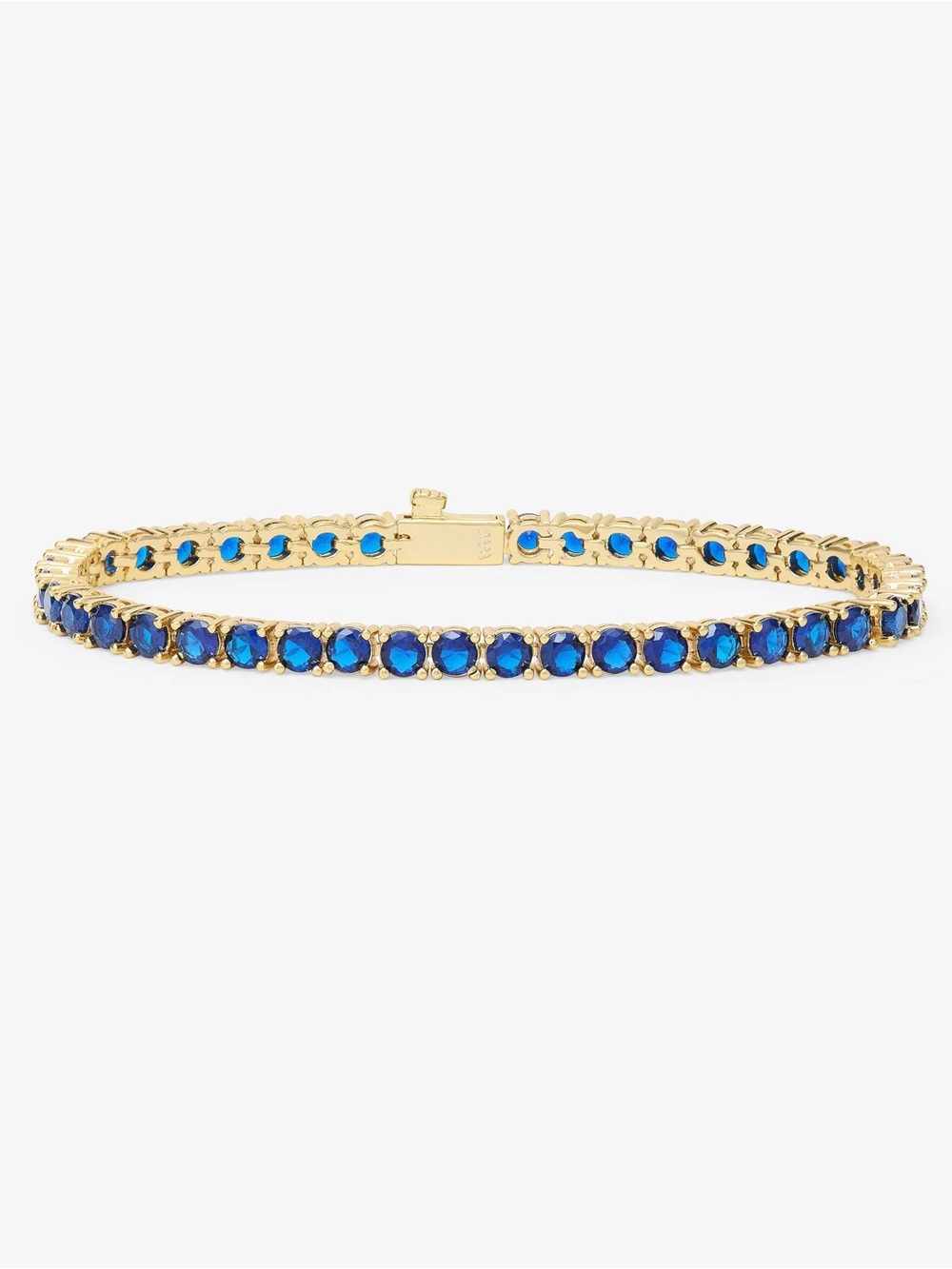 ✨Melinda Maria Tennis Bracelet with Sparkly Simulated Sapphires- 4mm ✨